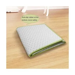 MYOYAY Tapete japonés de ratán de 71 x 71 pulgadas de