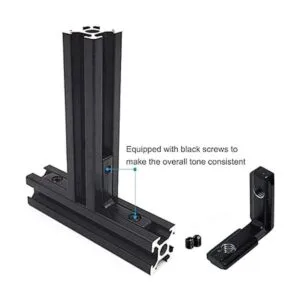 20 unidadeslote negro serie 2020 en forma de L interior