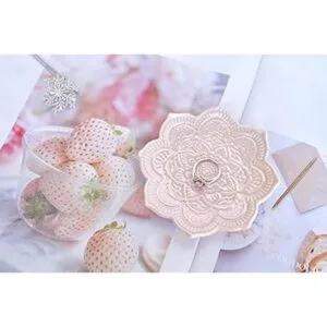 PUDDING CABIN Plato de anillo de mandala rosa regalo de