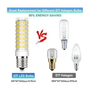 Bombilla LED E17 8 W 80 W 80 W 800 lm AC 110 130 V