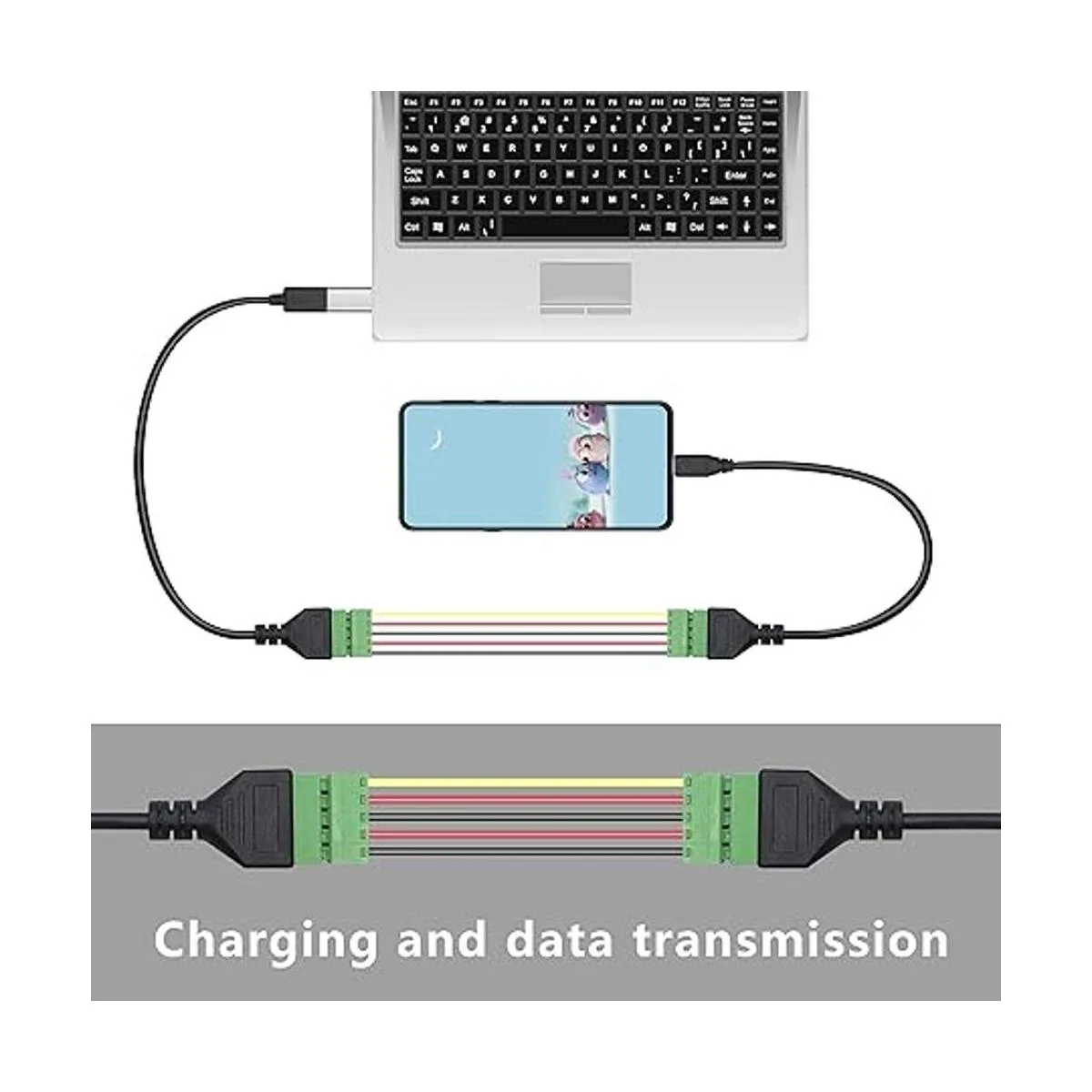 Cable de terminal USB tipo C sin soldadura bloque 5P a_6