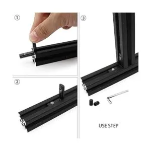 20 unidadeslote negro serie 2020 en forma de L interior