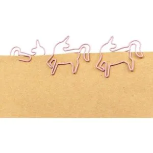Clips de papel con forma de unicornio pequeños_3