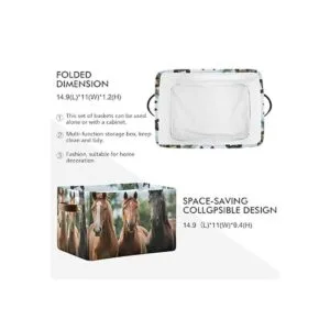 Cesta de almacenamiento plegable para juguetes de STAYTOP_2