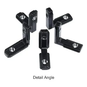 20 unidadeslote negro serie 2020 en forma de L interior