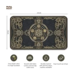 Paramint Scourge Dragon Blast Stitched MTG Playmat_2