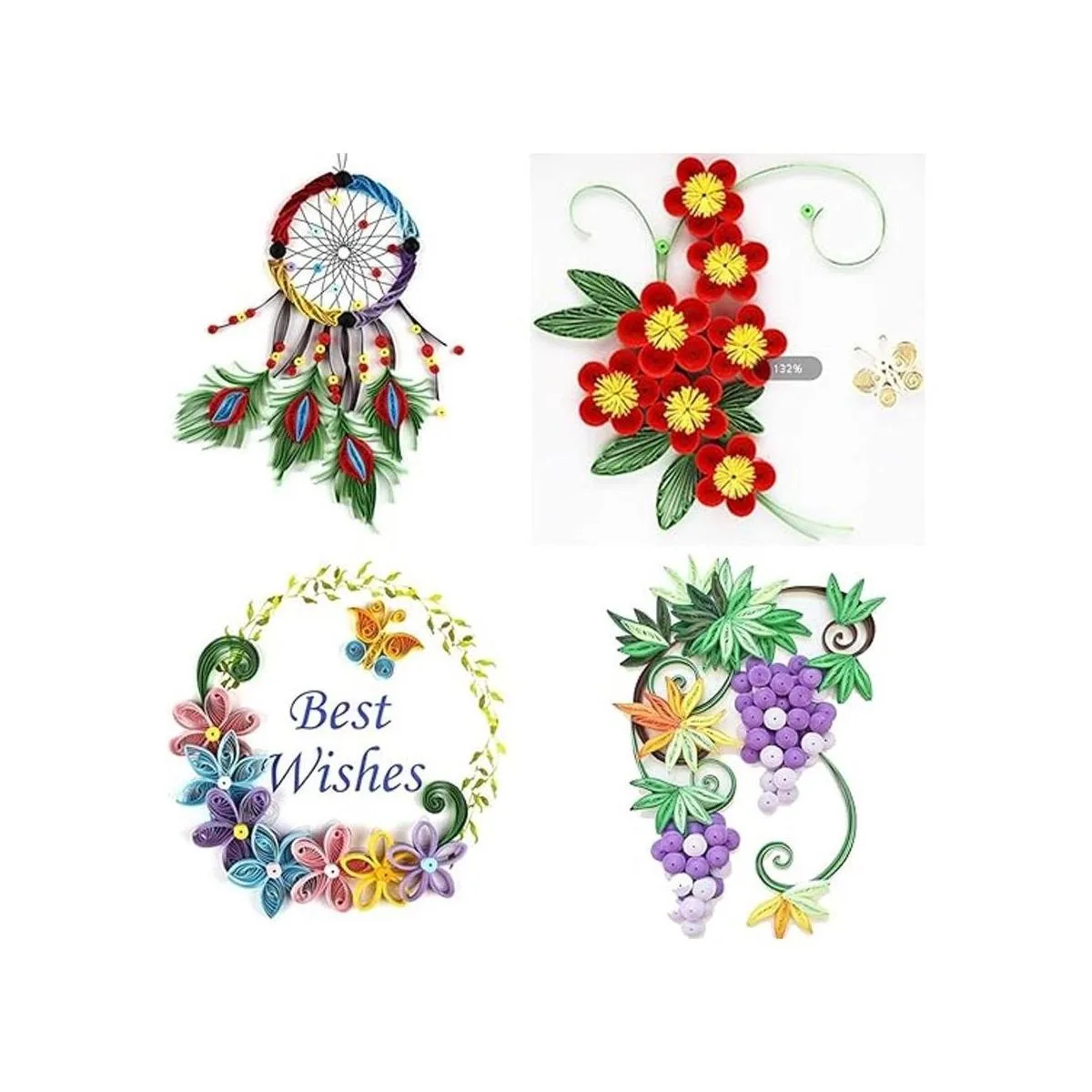 Konsait Paquete de 20 accesorios de Quilling de papel