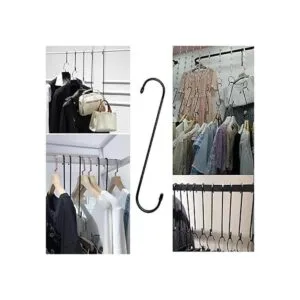 ESFUN Paquete de 6 ganchos extra grandes en S de 12_6