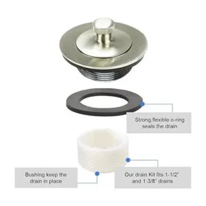 Kit de molduras de drenaje de baño para levantar y girar BN