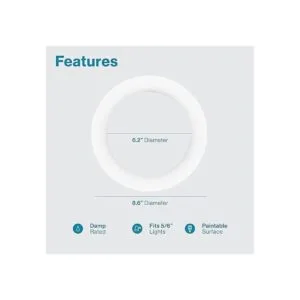 Sunco Lighting Paquete de 12 anillos Goof para luces_2