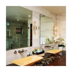 TEENYO Juego de dos apliques de pared dorados modernos de_2