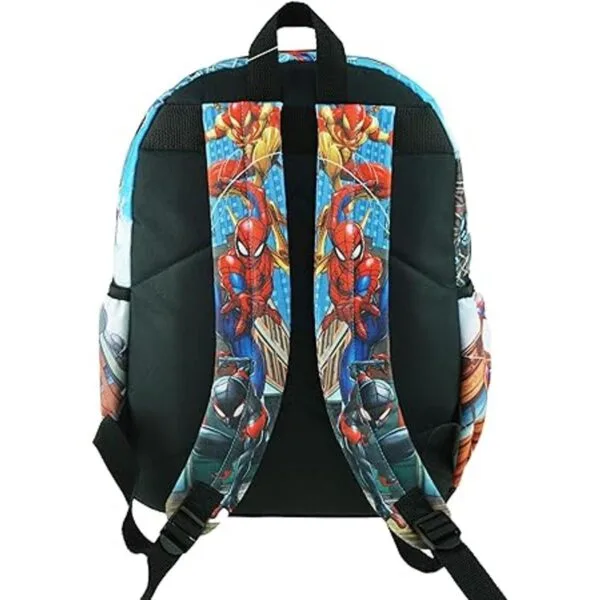 SpiderMan Deluxe A17704 Mochila grande de 16 pulgadas con_4