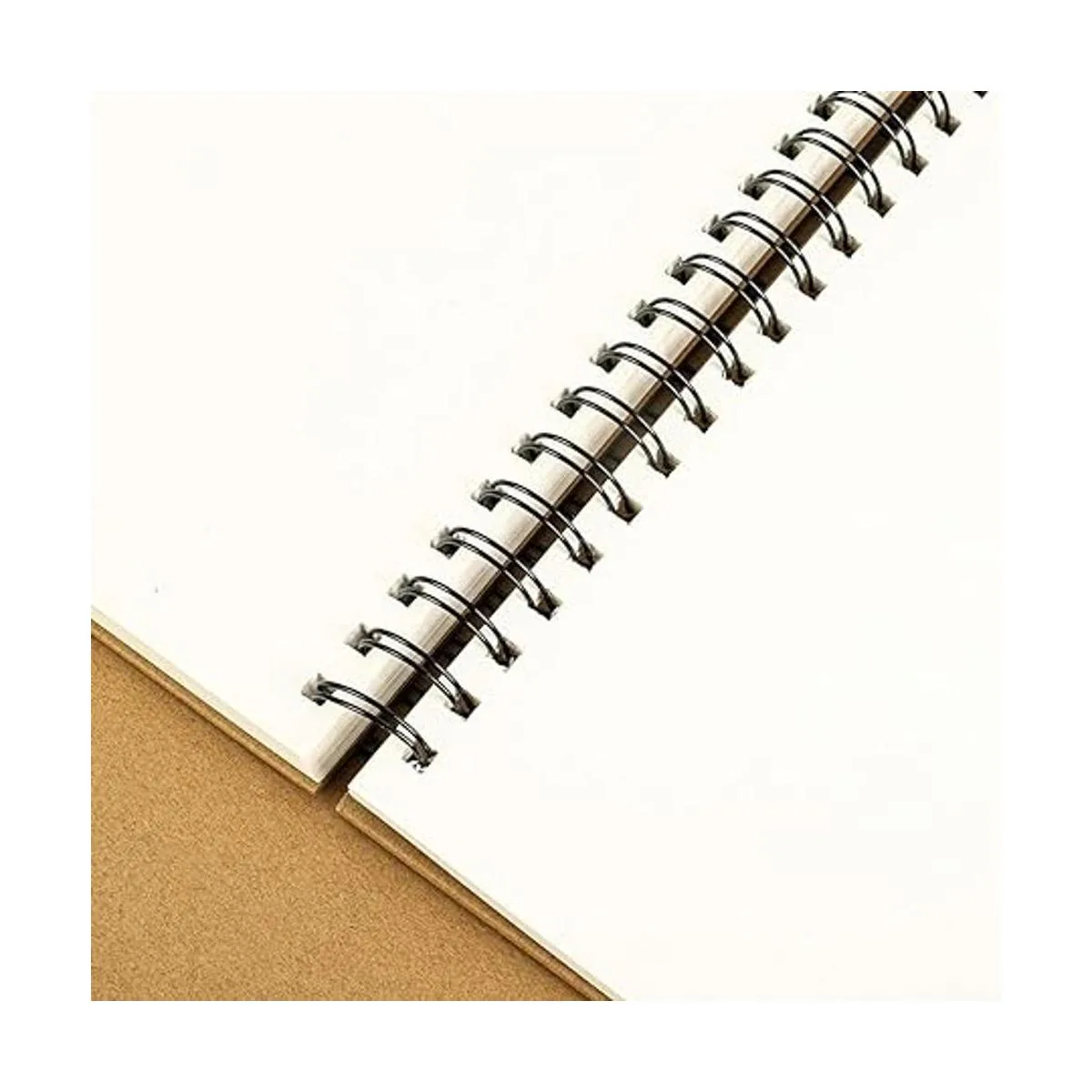 Krafty Cuaderno de bocetos en espiral tapa blanda_3