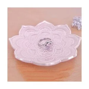 PUDDING CABIN Plato de anillo de mandala rosa regalo de