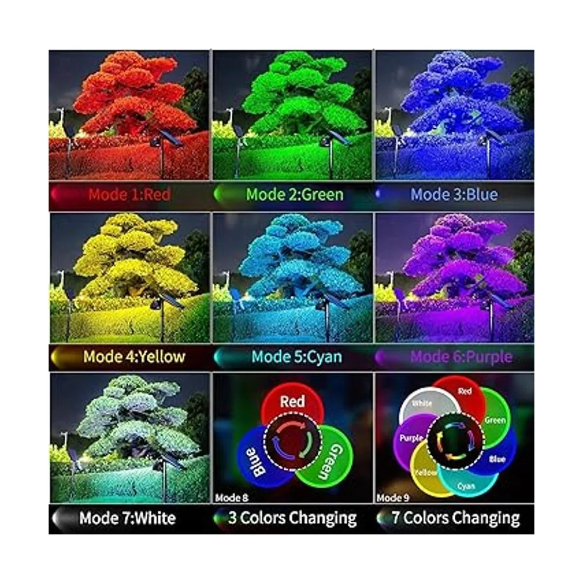 JSOT Luces solares para exteriores luces solares que_2