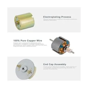 Motor de engranajes DC Greartisan Motor de alto par_4