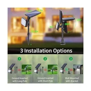 JSOT Luces solares para exteriores luces solares que_5