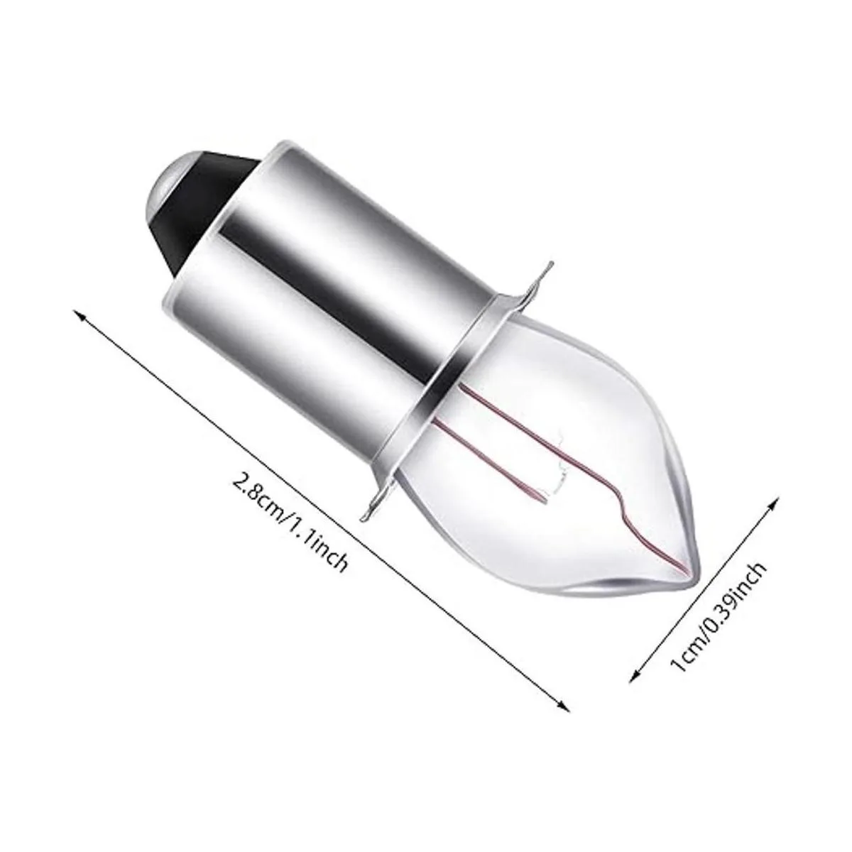 6 bombillas de repuesto de 6 voltios4D4.8 voltios 0.75_2