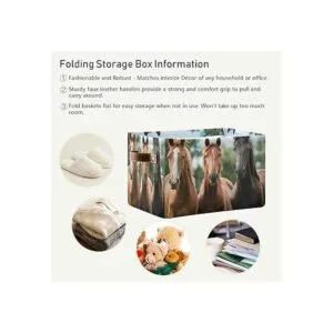 Cesta de almacenamiento plegable para juguetes de STAYTOP_5