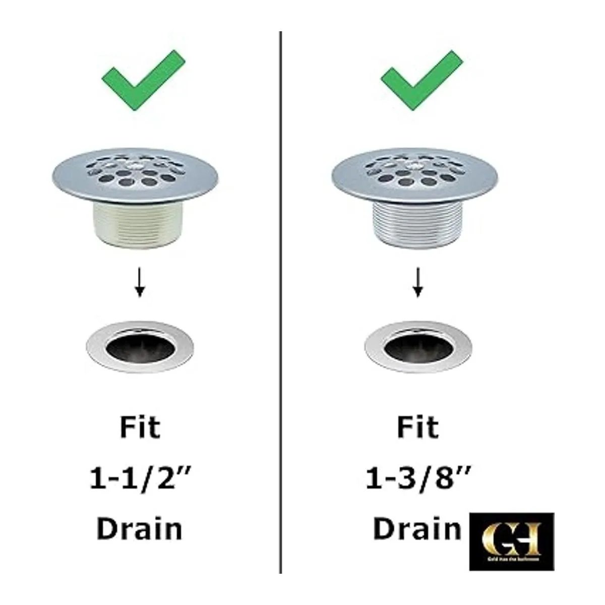 GoldHaoTheBathroom Kit de recorte de placa frontal de_4