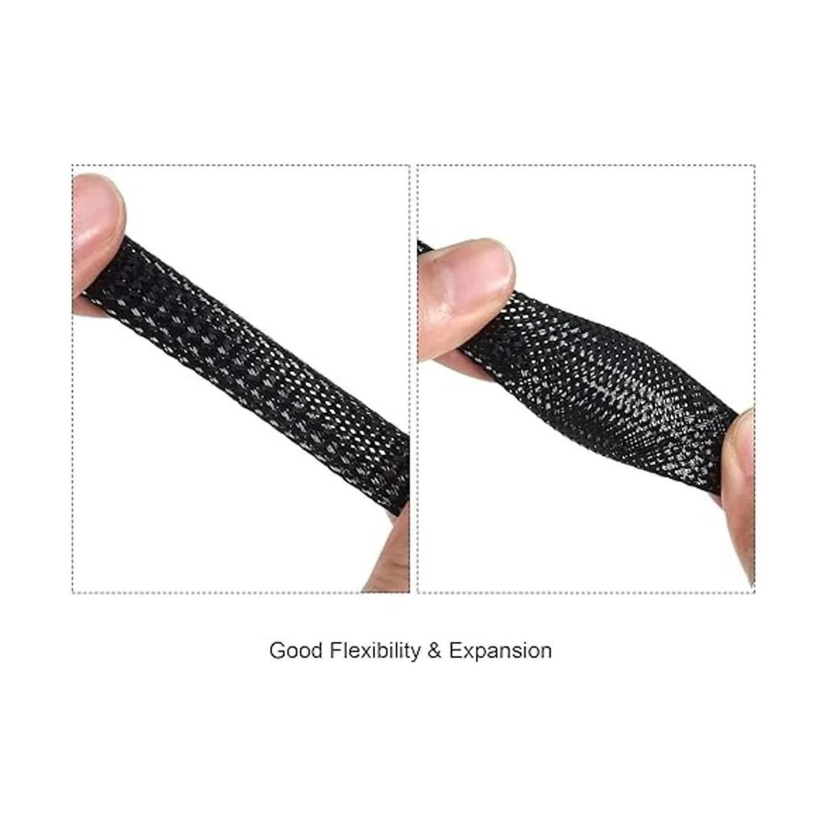 Manga de cable trenzada expandible de PET de 50 pies_5