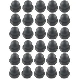 Eoutstanding Tuercas hexagonales de bellota de nailon M4_5