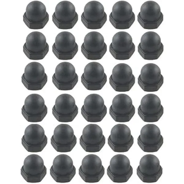 Eoutstanding Tuercas hexagonales de bellota de nailon M4_5