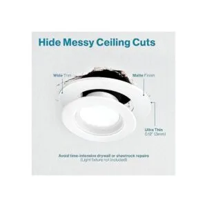 Sunco Lighting Paquete de 12 anillos Goof para luces_3