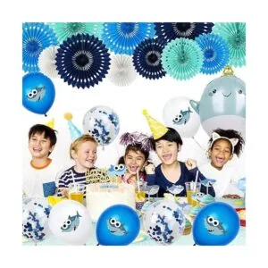 BEISHIDA Kit de decoración de abanicos de papel redondos_6