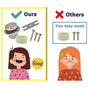 TipToe Kit de desage de baño BN_3