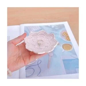 PUDDING CABIN Plato de anillo de mandala rosa regalo de