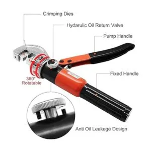 CKE Herramienta manual de crimpadora de cables hidráulicos