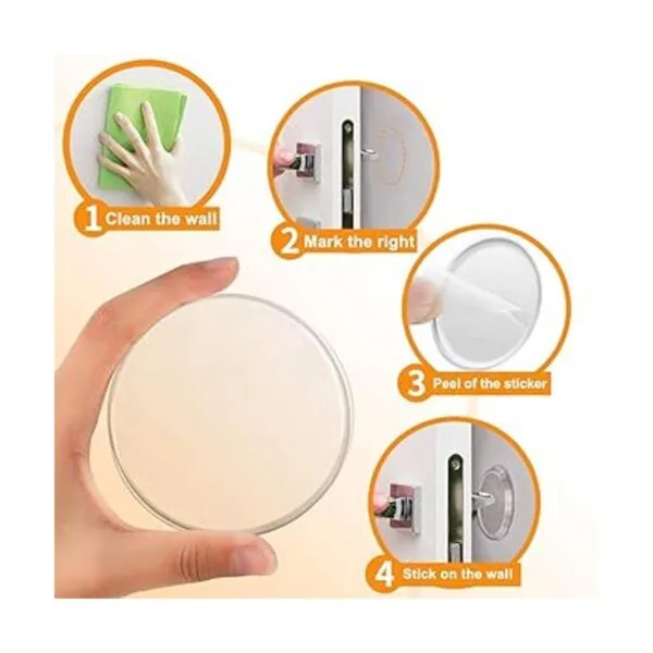 Protector de pared para puerta 6 unidades Adhesivo