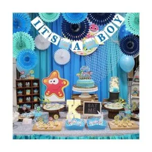 BEISHIDA Kit de decoración de abanicos de papel redondos_5