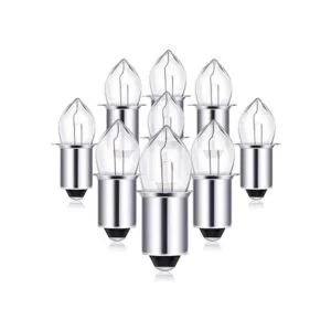 6 bombillas de repuesto de 6 voltios4D4.8 voltios 0.75_6