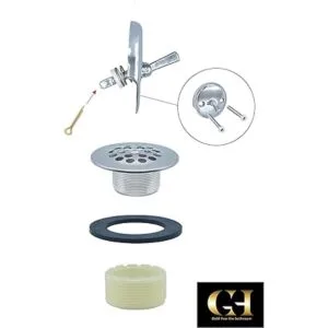 GoldHaoTheBathroom Kit de recorte de placa frontal de_6