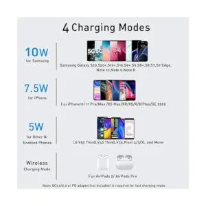 Tiluza Cargador inalámbrico soporte de carga inalámbrico_3