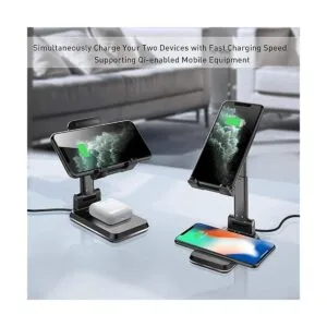 Tiluza Cargador inalámbrico soporte de carga inalámbrico_2