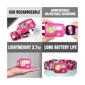 BLITZU Linterna LED de minero para adultos y niños_5