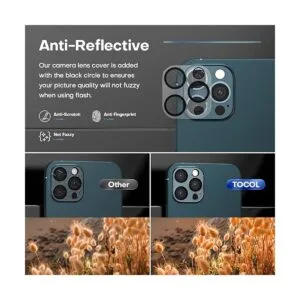 TOCOL Paquete de 2 2 compatibles con iPhone 12 Pro Max_4