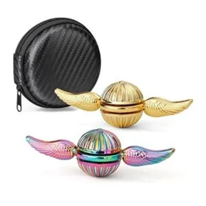 Juguete giratorio dorado de metal para niños y adultos_1