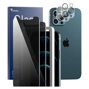 TOCOL Paquete de 2 2 compatibles con iPhone 12 Pro Max_1