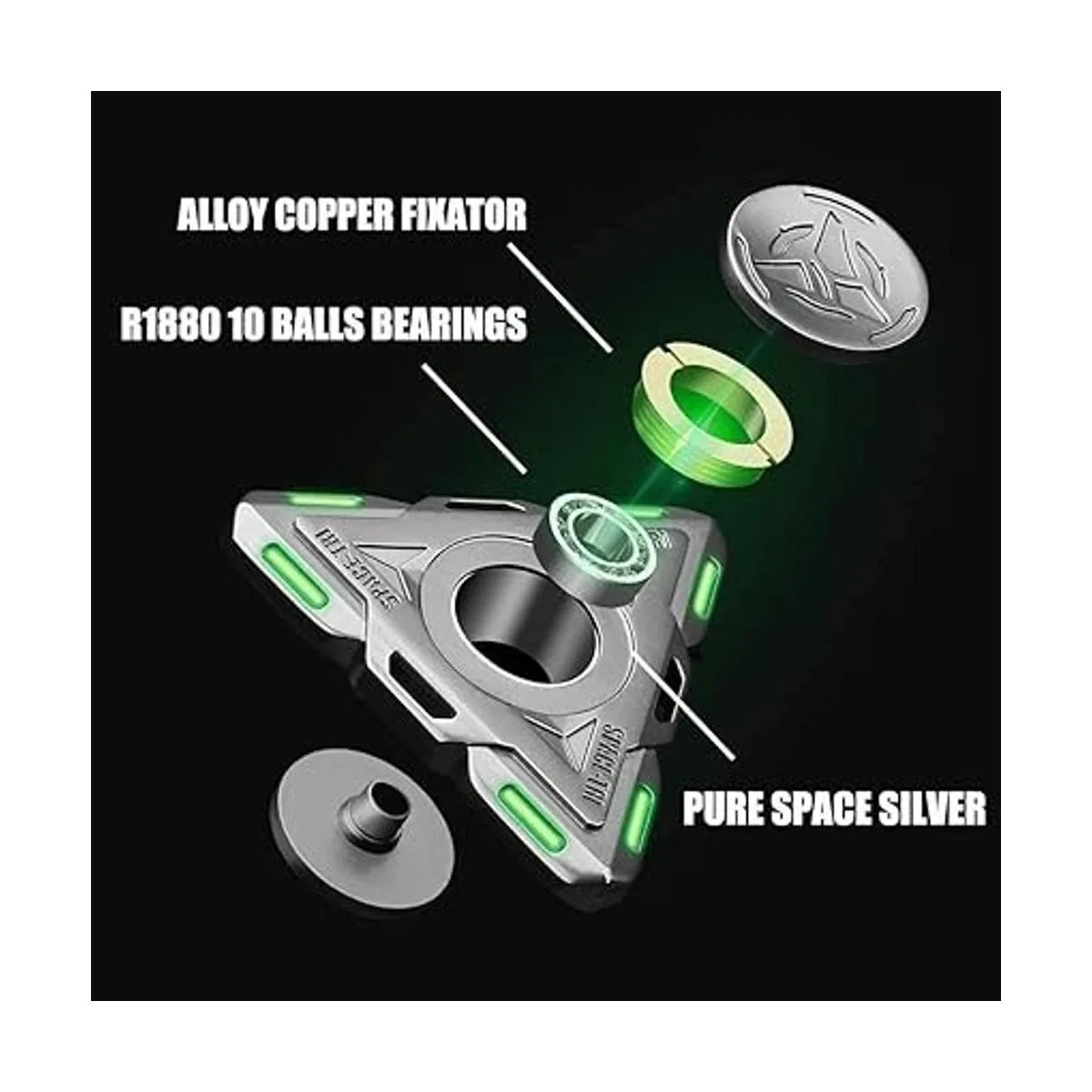 Espacial juguete giratorio para ansiedad que absorbe la_6