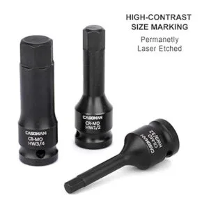 CASOMAN Juego de brocas hexagonales de impacto Master de