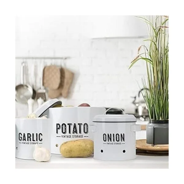 Granrosi Almacenamiento de papas para despensa juegos de_2