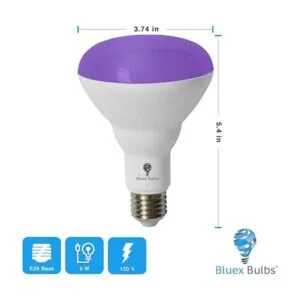 BR30 Paquete de 2 bombillas LED negras 13 W equivalente_2