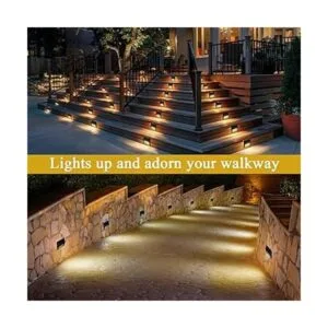 Paquete de 8 luces solares para exteriores 6 luces LED_2