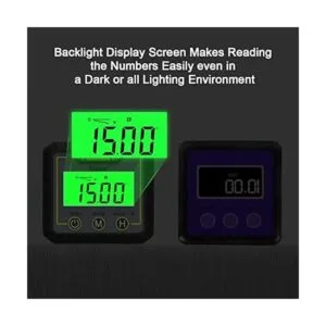 Huepar Medidor de ángulo de nivel digital Mini buscador de_6