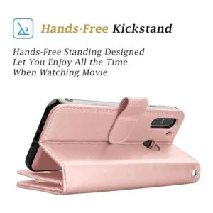 Takfox Funda para Samsung Galaxy A21 funda tipo cartera_4