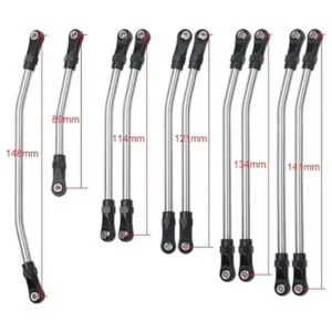 QueT 10 eslabones de barra de tracción de acero inoxidable